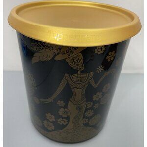 Tupperware One Touch Catrina Day Of The Dead Skeleton Canister Limited Edition